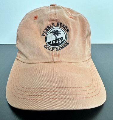 Pebble Beach Golf Adjustable Strap Hat Embroidered Classic 1919 Special Edition