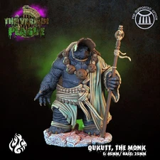 Tortle monk miniature - DnD miniatures - Role Playing Game - Tabletop Miniature