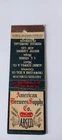 American Brewers Supply Co Pittsburgh PA Matchcover Lot 666
