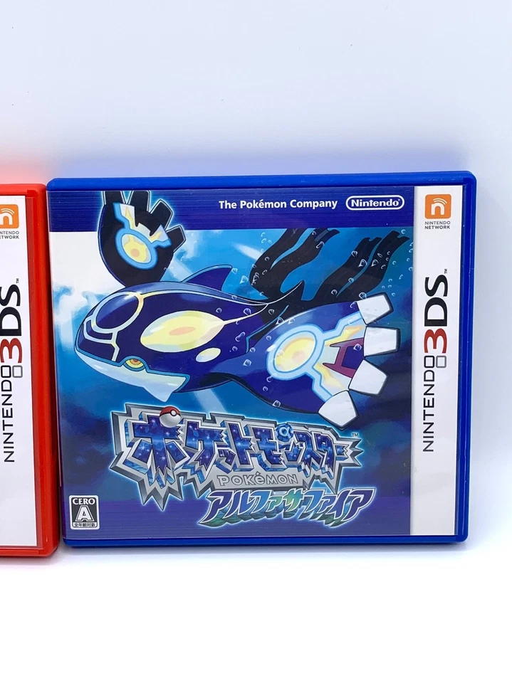 Pokemon Omega Ruby & Alpha Sapphire Set of 2 Nintendo 3DS Japanese Boxed Tested - Image 4 of 4