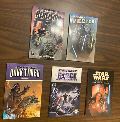 Star Wars Dark Horse Graphic Novels Volume !'s LOT! of Five. VG+