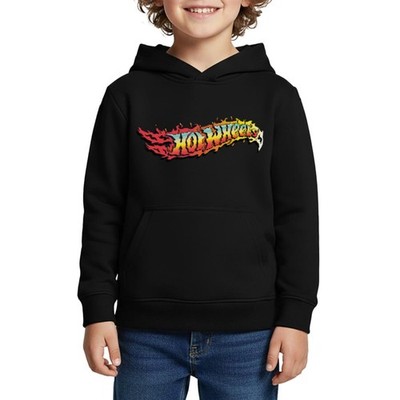 Hot Wheels Logo-Design Mit Flammen Kinder Premium Organic Hoodie