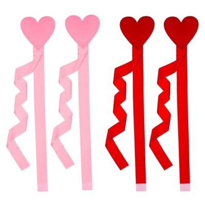 105cm Length Auto Adhesive Felt Heart Bands Flexible Holiday Decors Cutting