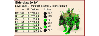 Ark ASA Xbox/PC/PS5 PVE 362 Monster Elderclaw FULL GROWN pair