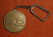 Porte-clés Bronze ou laiton ML MILO Docker GRUE Chargeur containers JONQUE ASIE