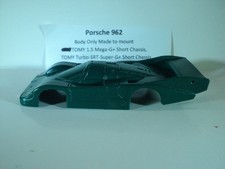 HO scale Slot Car Custom Resin body only Porsche 962 in Green