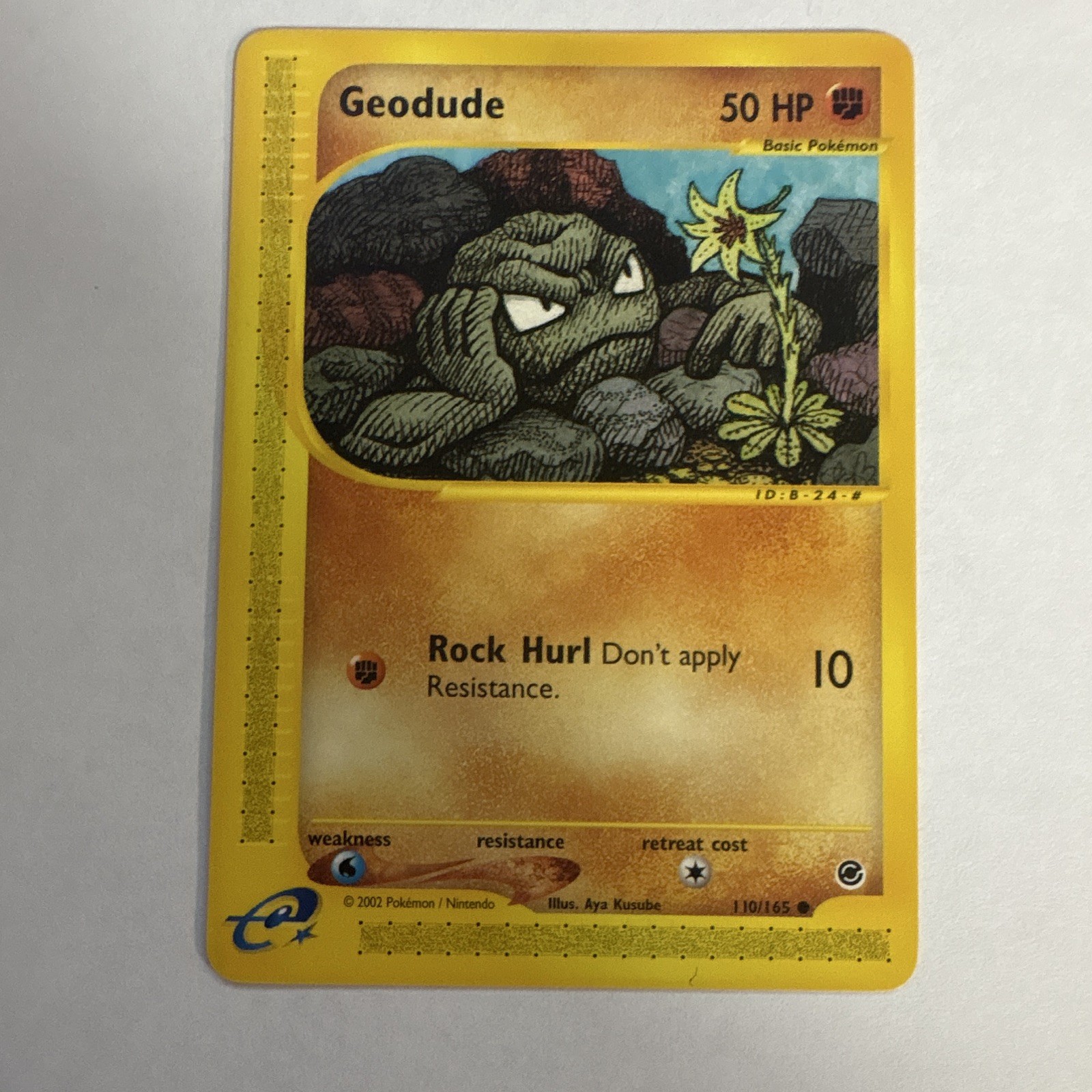 Pokémon TCG Geodude 110/165 Expedition NM Vintage English