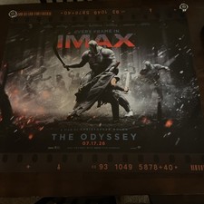 The Odyssey 2026 AMC IMAX Opening Day Exclusive 30x34 Poster Nolan Damon