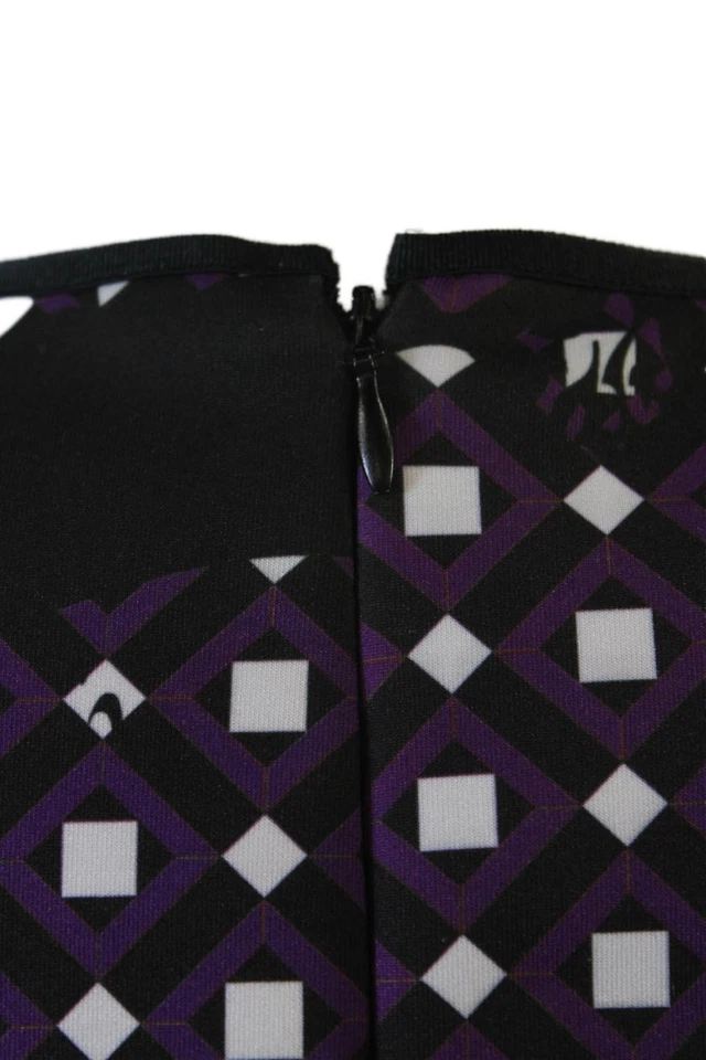 Camiseta sin mangas recortada con estampado geométrico Clover Canyon para mujer multicolor talla mediana Foto 4 de 4