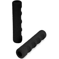 COPPIA COPRILEVA SPUGNA NERO COPRI FRENO LEVE TUNING SPONGE LEVERS COVER BLACK