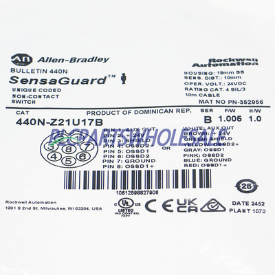 NEW Allen-Bradley 440N-Z21U17B AB 440N-Z21U17B GUARDMASTER 440N