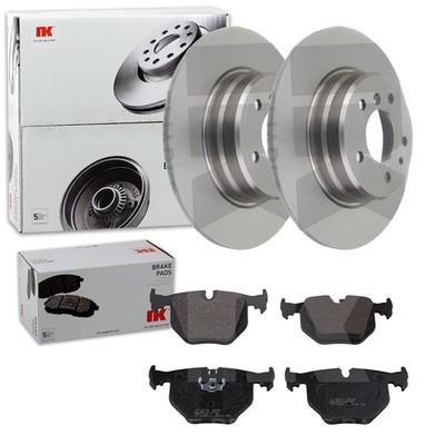 NK BREMSSCHEIBEN 324mm + BREMSBELÄGE HINTEN passend für BMW 8er E31