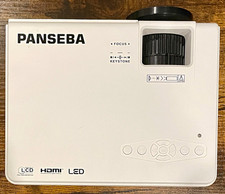 PANSEBA HI-04 LCD LED Projector 720p Native 1080p HDMI USB Portable