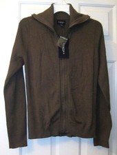 Nwt Ladies Brown Sonoma Jogging Coat     Size  L  Msrp $40