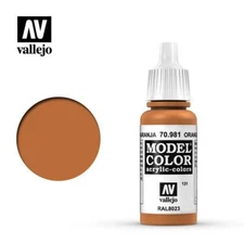 Vallejo Model Color 70981 Orange Brown Acrylic Paint