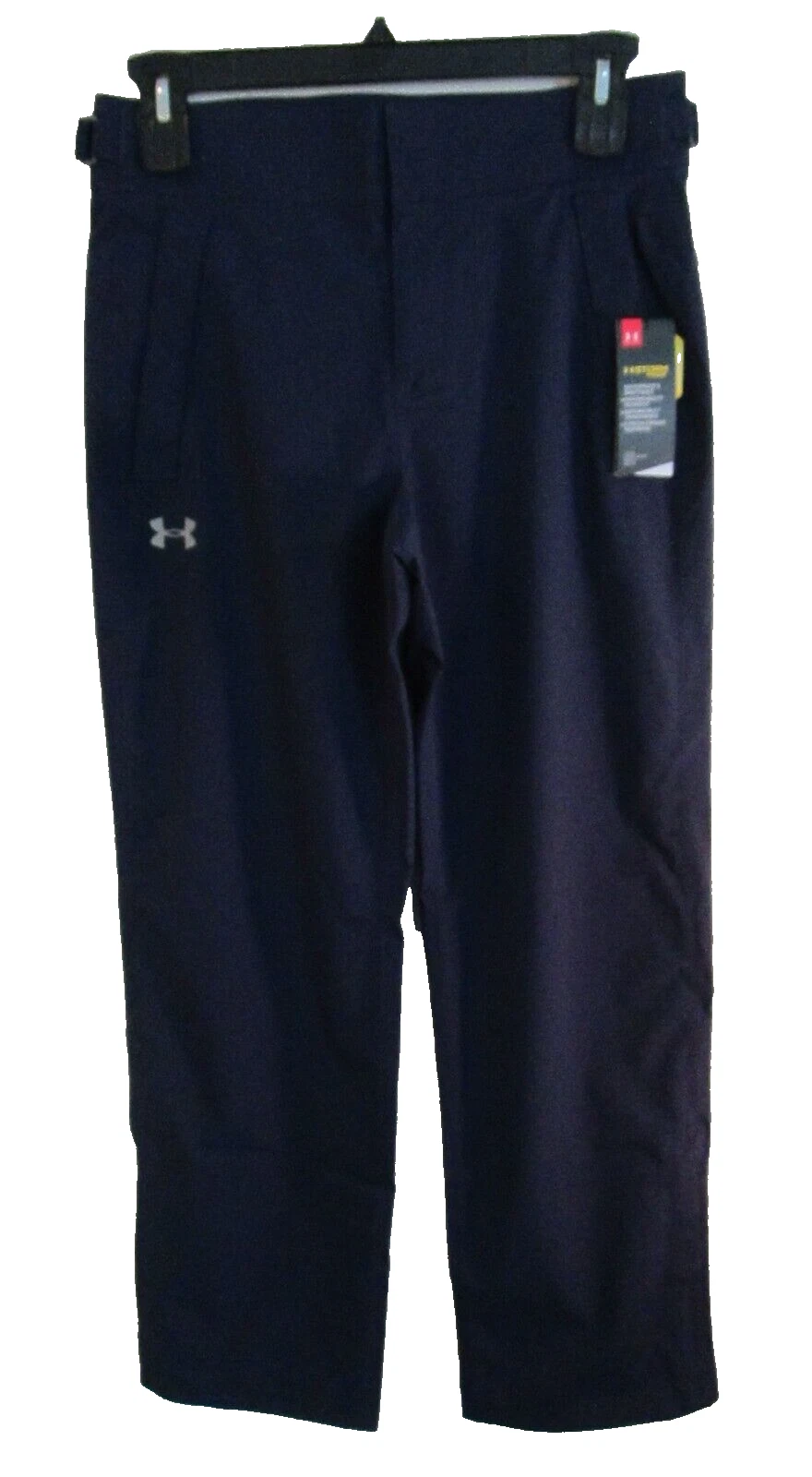 NWT Under Armour Mens UA Storm Rain Pants S Midnight Navy/Steel MSRP$130