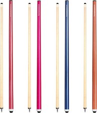 Pool Billard Cues 57 inch Pool Cue Stick 13mm Fiber Leather tip for Beginner