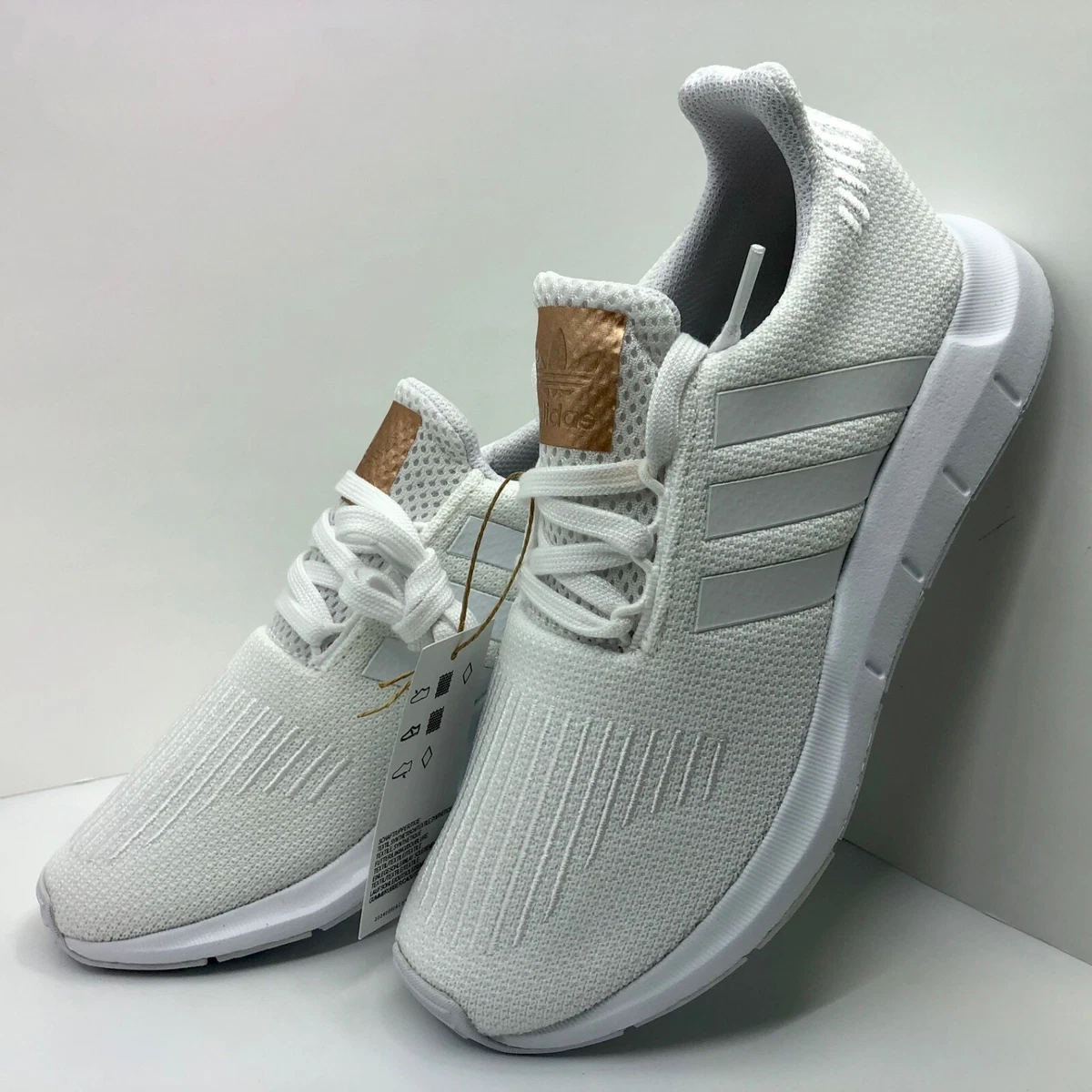 Mens adidas Swift Run Athletic Shoe - Cloud White / Gum