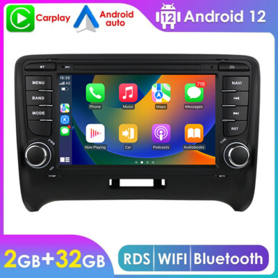 Für Audi TT MK2 8J 2006-14 Android 13 Autoradio Apple Carplay GPS NAVI RDS 32GB