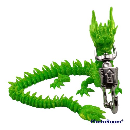 Motorcycle Get Back Whip 27" Get back show whip 3D TPU printed dragon - Picture 9 of 9