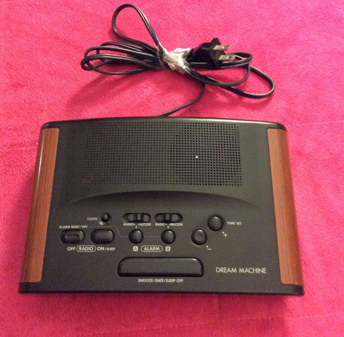 Vintage Sony FM/AM 2 Bands Clock Radio Model ICF-C430 Made In