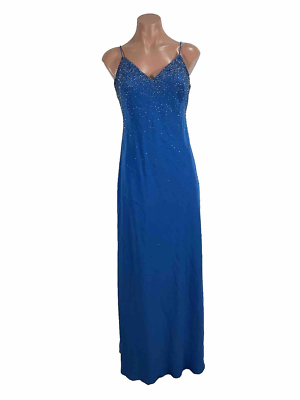 niteline evening dresses Niteline | Dresses | Vintage Niteline Della Roufogali Navy Sequin Maxi Dress  Size 4 Formal Gown Y2k