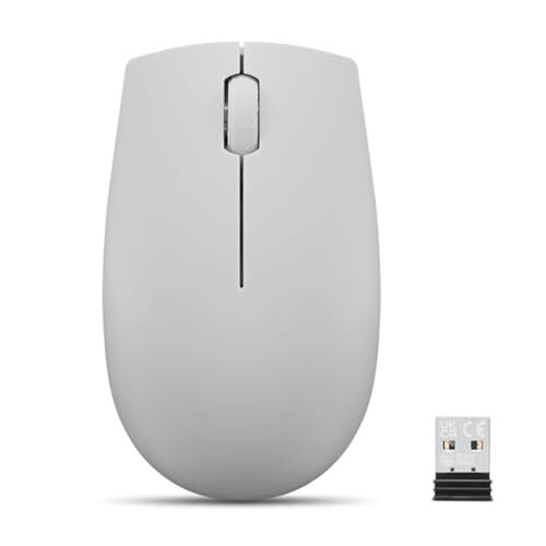 Lenovo 300 Wireless Mouse – Computer Mouse for PC Laptop with Windows – Ambid...