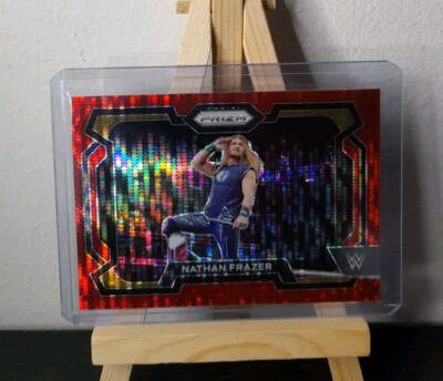 2024 Nathan Frazer Panini Prizm WWE Red Pulsar Prizm /399