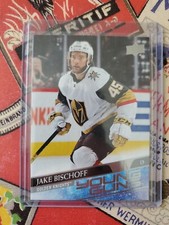 20/21 UD EXTENDED JAKE BISCHOFF YOUNG GUNS RC SP ROOKIE #713