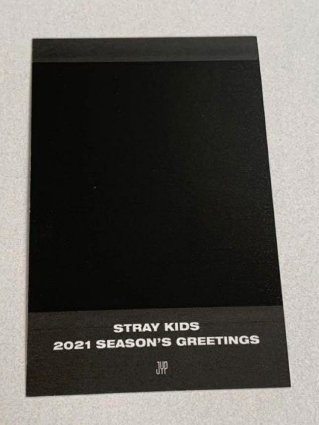 Stray Kids SKZ HYUNJIN Season's Greetings 2021 Official Polaroid