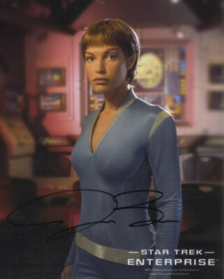 Jolene Blalock Autograph Star Gate Star Trek Enterprise Dr. House Autograph