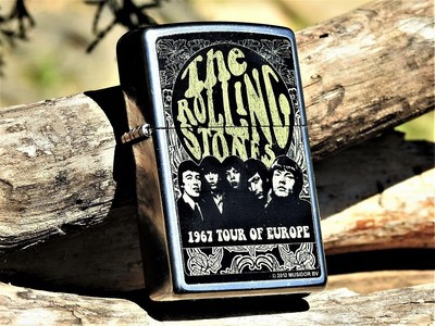 Zippo Lighter - The Rolling Stones 1967 Tour of Europe - European