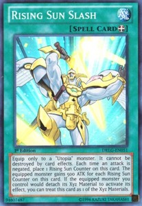 Rising Sun Slash - DRLG-EN051 - Super Rare - Unlimited Edition x3 - Near Mint