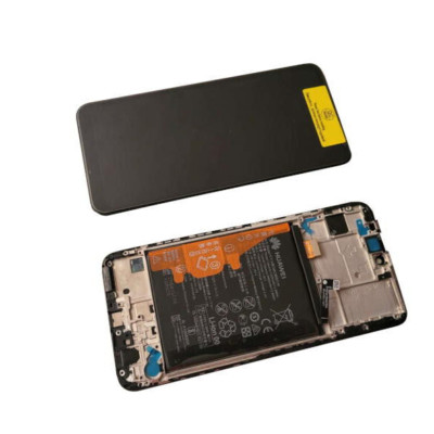 Für Original Huawei P Smart 2019 POT-L21 LCD Display Touch Akku Glas Rahmen blac