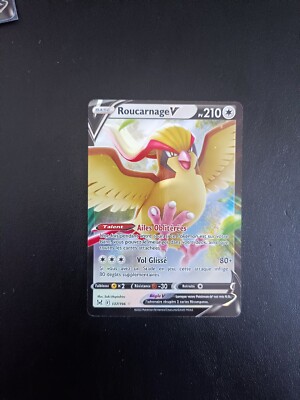 Pokemon Karte Roucarnage V 137/196 EB11 Schwert & Schild Verlorener Ursprung DE NEU