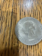 1965 Elizabeth II Dei Gratia Regina F.D. / Winston Churchill Coin