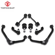 Front Upper Control Arms Lower Ball Joint Tierod for 2005-2007 Jeep Liberty