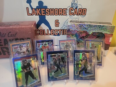 2023 panini optic football Blue Hyper Lot.. Including Orange Numbered Bijan.....