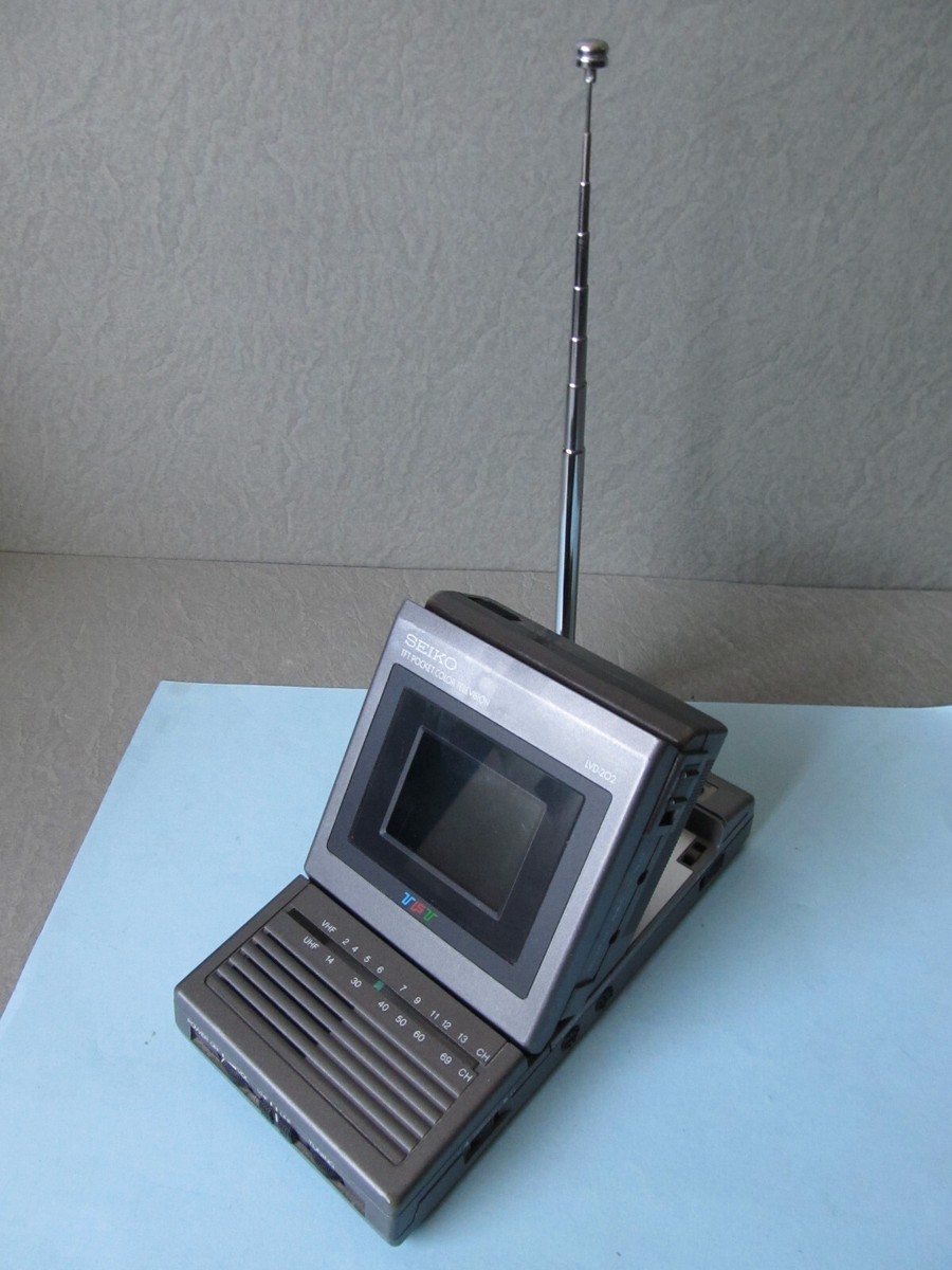 Vintage Seiko LVD-202 TFT Pocket Color Television TV w