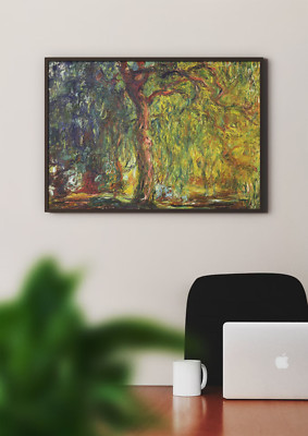 Claude Monet: Trauerweide. Giclée Druck Fine Art Print/Poster Luxus Geschenk