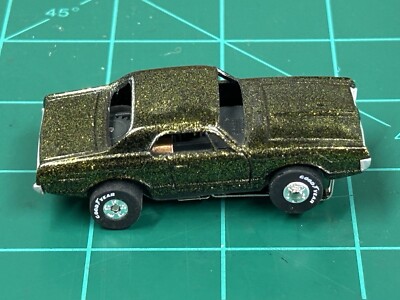 Nice Custom Mercury Couger  On Auto World  HO SLOT CAR CHASSIS Tjet Style
