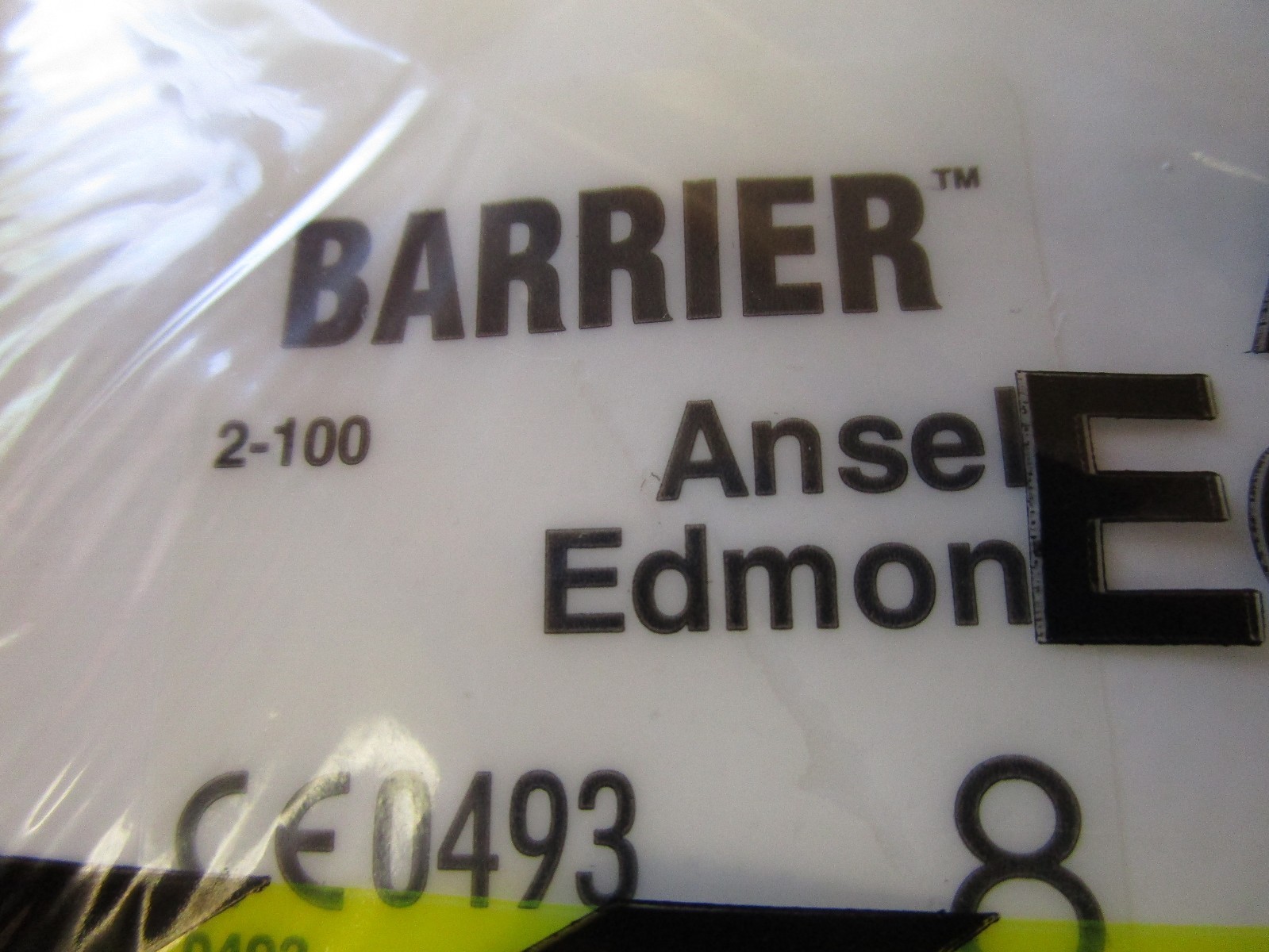 Ansell Edmont Barrier Chemical Resistant Gloves 2100 Size Sz 8 Lot of