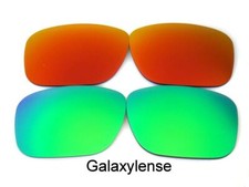 Galaxy Replacement Lenses For Oakley Holbrook Red Green Polarized 2 Pairs