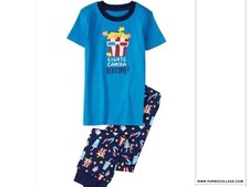 NEW GYMBOREE BOYS MOVIE NIGHT GYMMIES PAJAMAS SLEEPWEAR SIZE 4