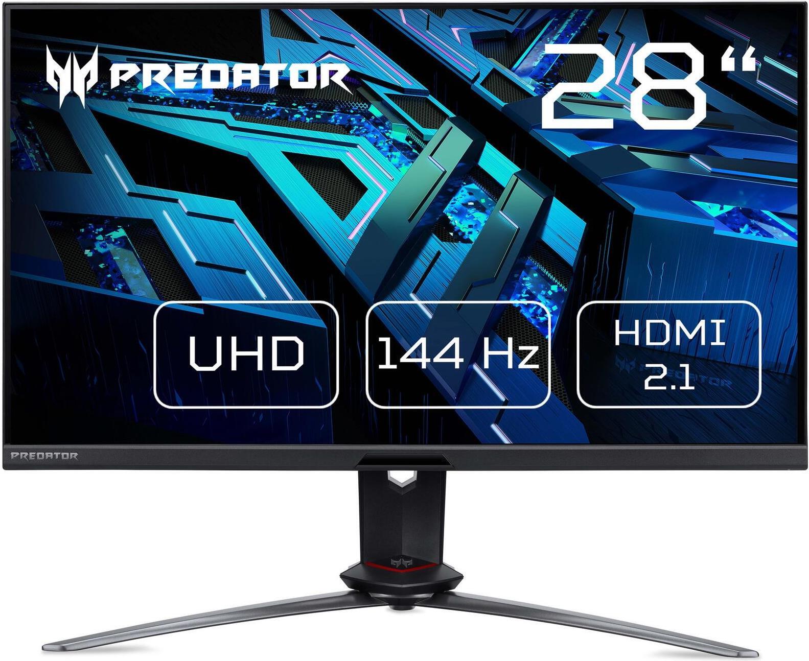 Acer Predator XB283KKV Gaming Monitor 71,1cm (28" )(UHD, IPS, 1ms, 144Hz, HDMI,