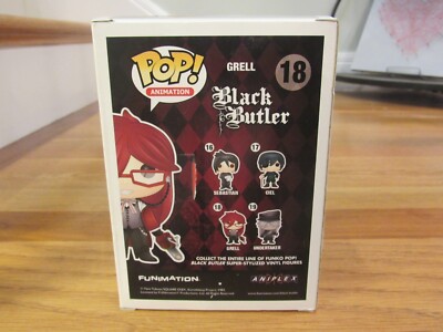 NEW IN BOX! Funko Pop Animation Black Butler Grell 18 | eBay