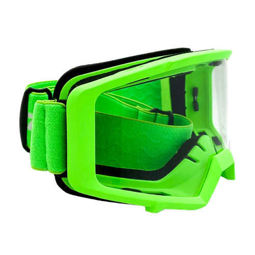 Green Adult Motocross Gloves Goggles ATV Off Road Men Women UTV MX Dirt Bike - Foto 6 di 8
