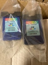 2PK HP 28 Tri-Color Inkjet Cartridges for HP Deskjet 3320 3420 3520 3535 C8728AN