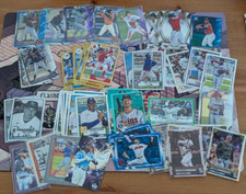 2021-22 Topps Bowman and Panini Baseball 60+ Cards Lot Base/Refractors/Numbered