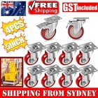4PCS 5" Heavy Duty Swivel Castor Wheels Trolley Furniture Caster Castor Dolly